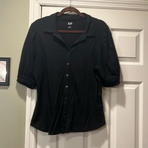 Gap puff sleeve, button down top